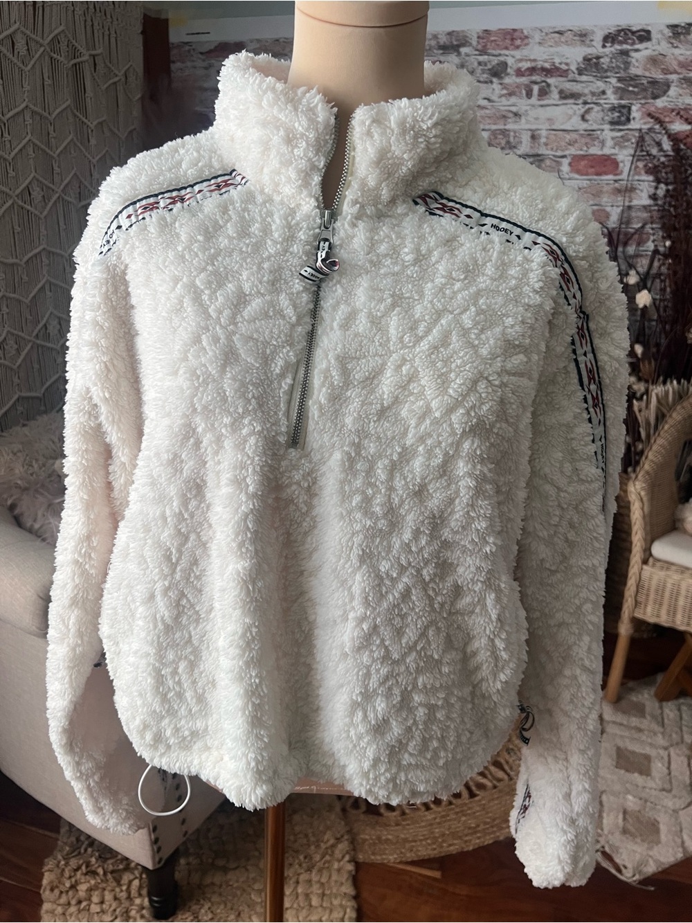 Hooey Sherpa Half-Zip Jacket